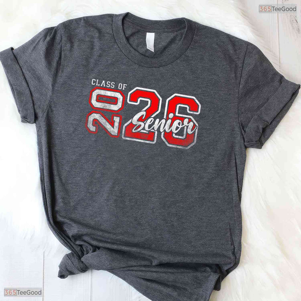 Simple Minimalist Graduation 2026 Graduate T-Shirt For High School Seniors