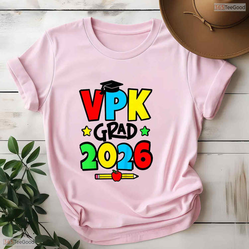 Awesome Kids VPK Graduation VPK Grad 2026 Pre-K Early Learning Celebration T-Shirt