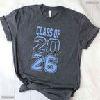 Essential Class Of 2026 Senior Year 2026 Graduation Commemorative Party T-Shirt