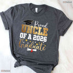 Loving Proud Uncle Of A 2026 Graduate Uncle Graduation 2026 Celebration T-Shirt