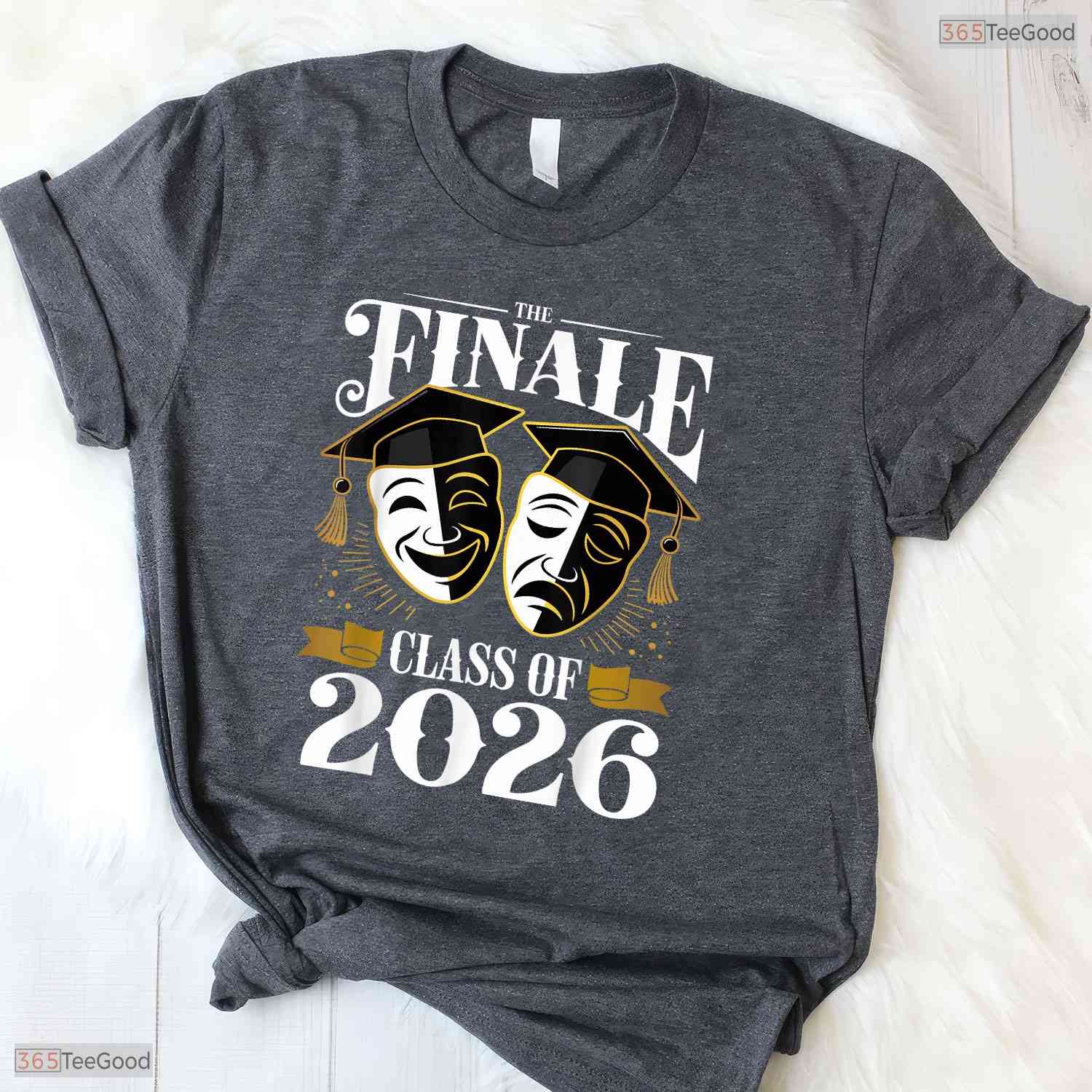 Dramatic The Finale Class Of 2026 Theater Drama Senior Graduation Performance T-Shirt