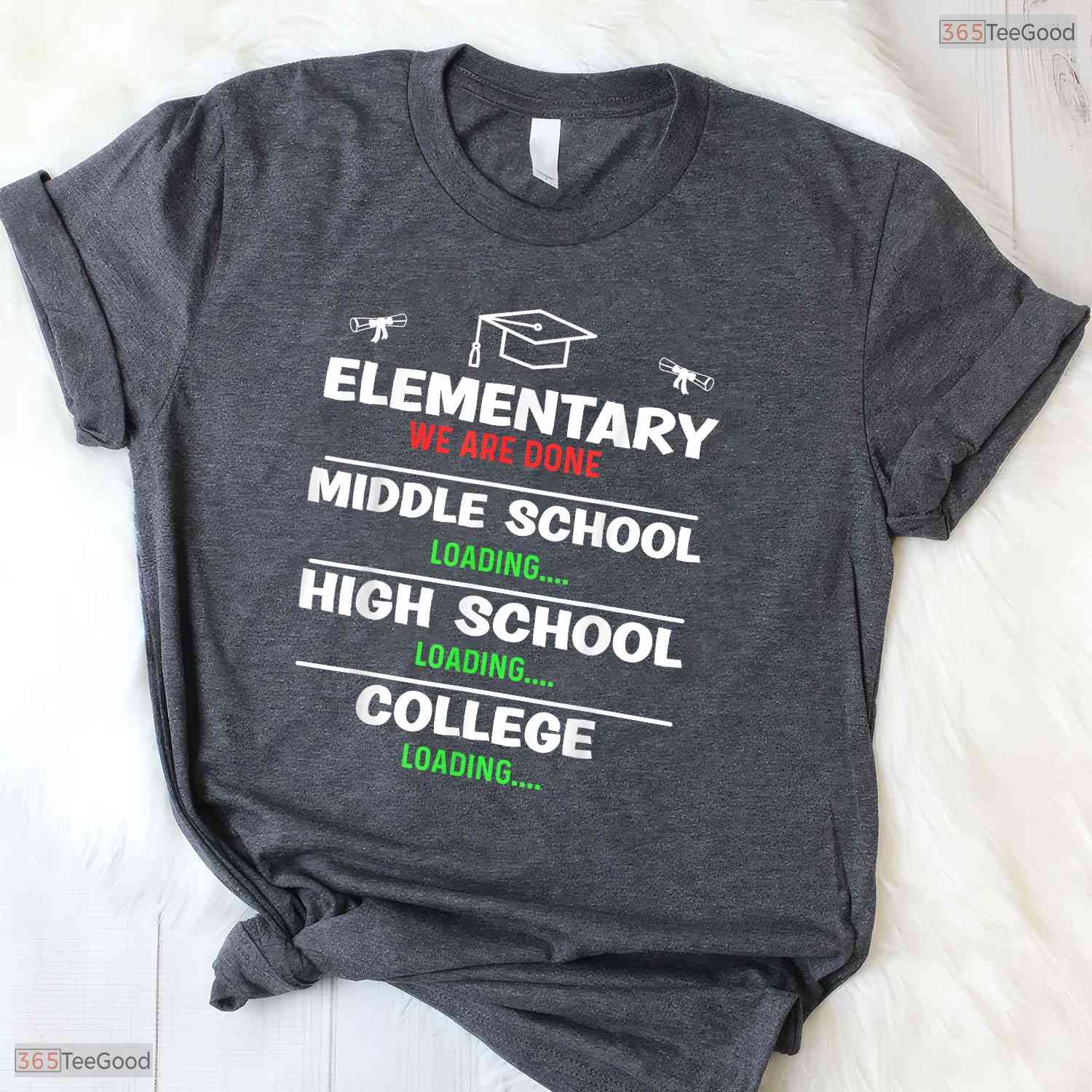 Awesome Elementary Graduation Class 2026 5th 6th Grade Graduate Celebration T-Shirt