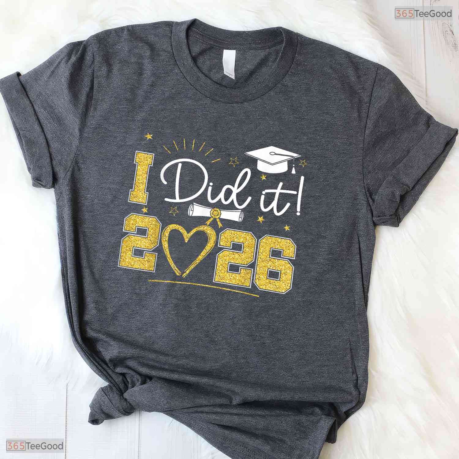 Awesome Graduation I Did It 2026 Graduate Senior 2026 Grad Family Celebration T-Shirt