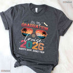It's My Graduation Cruise 2026 Funny Family Vacation Graduate Celebration T-Shirt