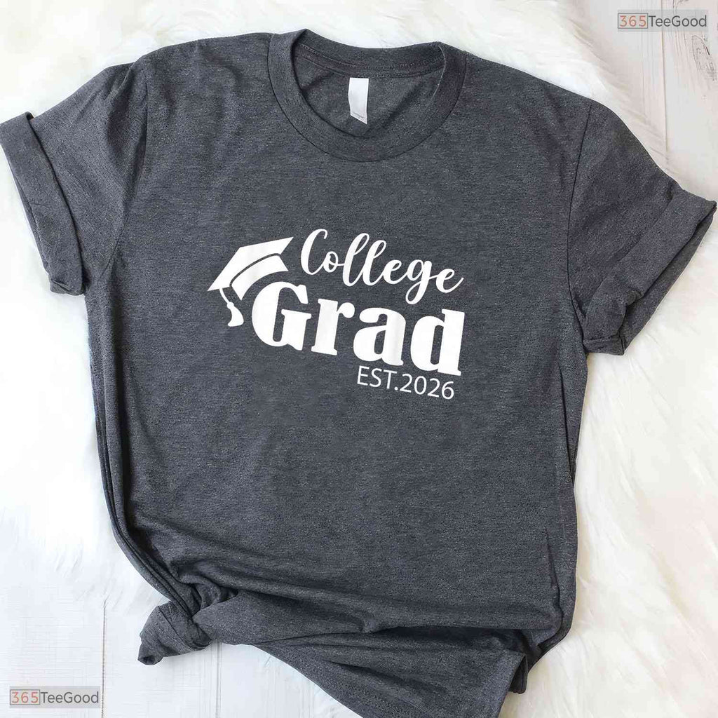 Funny Class Of 2026 College Graduate Humor For University Senior Students T-Shirt