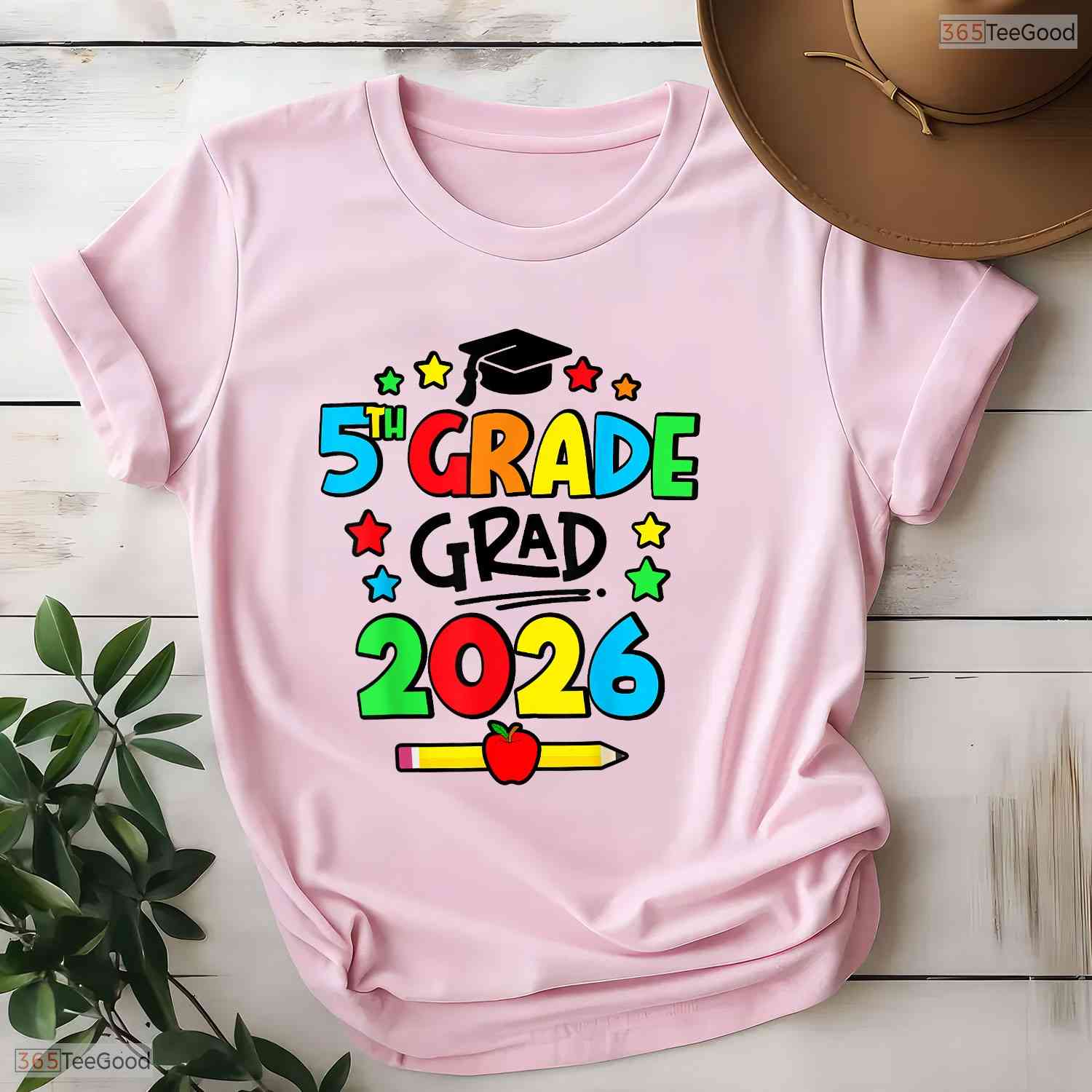 Fifth 5th Grade Grad 2026 Elementary School Graduate End Of Year Celebration Shirt