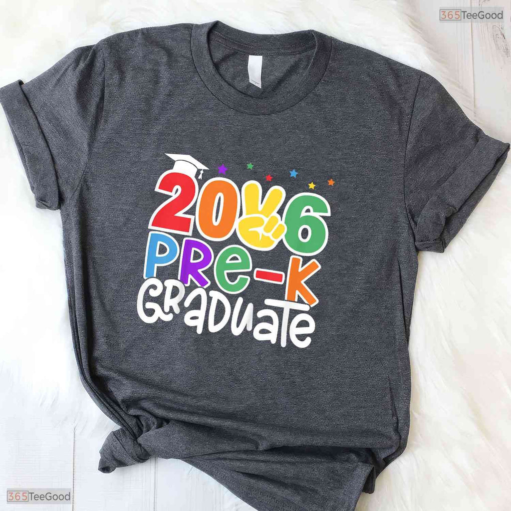 Pre-K Graduate 2026 Preschool Graduation Class Of 2026 Kids Moving Up Shirt