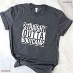 Straight Outta Bootcamp Graduation 2026 Proud Military Training Family Shirt