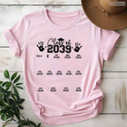 Cute Class of 2039 Grow With Me Pre-K To 12th Grade 2039 Graduation T-Shirt