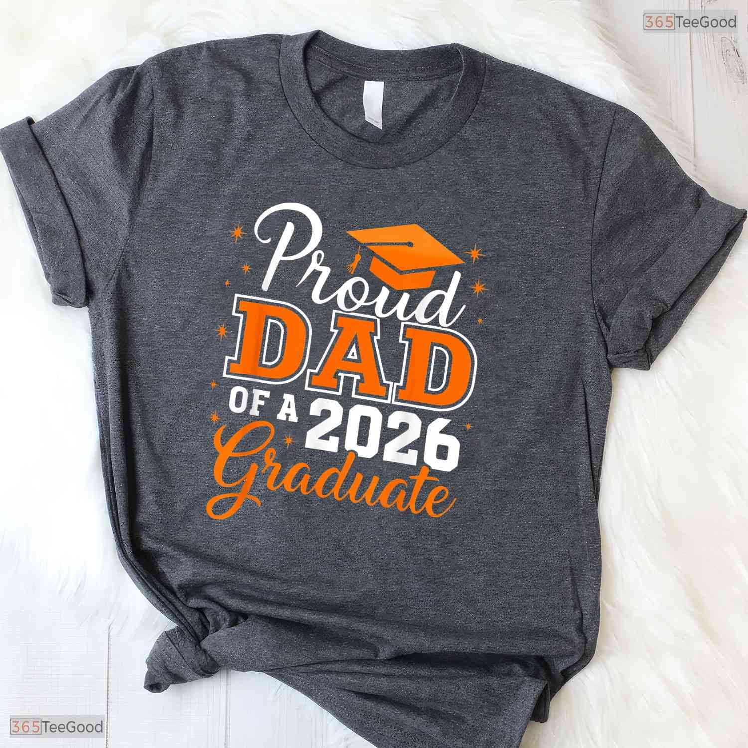 Proud Dad Of A 2026 Graduate High School College Family Matching Party Shirt