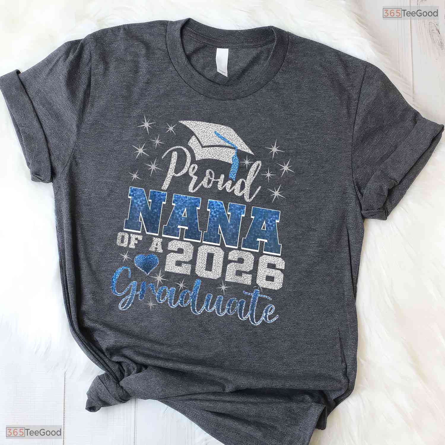 Proud Nana Of A Class Of 2026 Graduate Senior Matching Family Ceremony Shirt