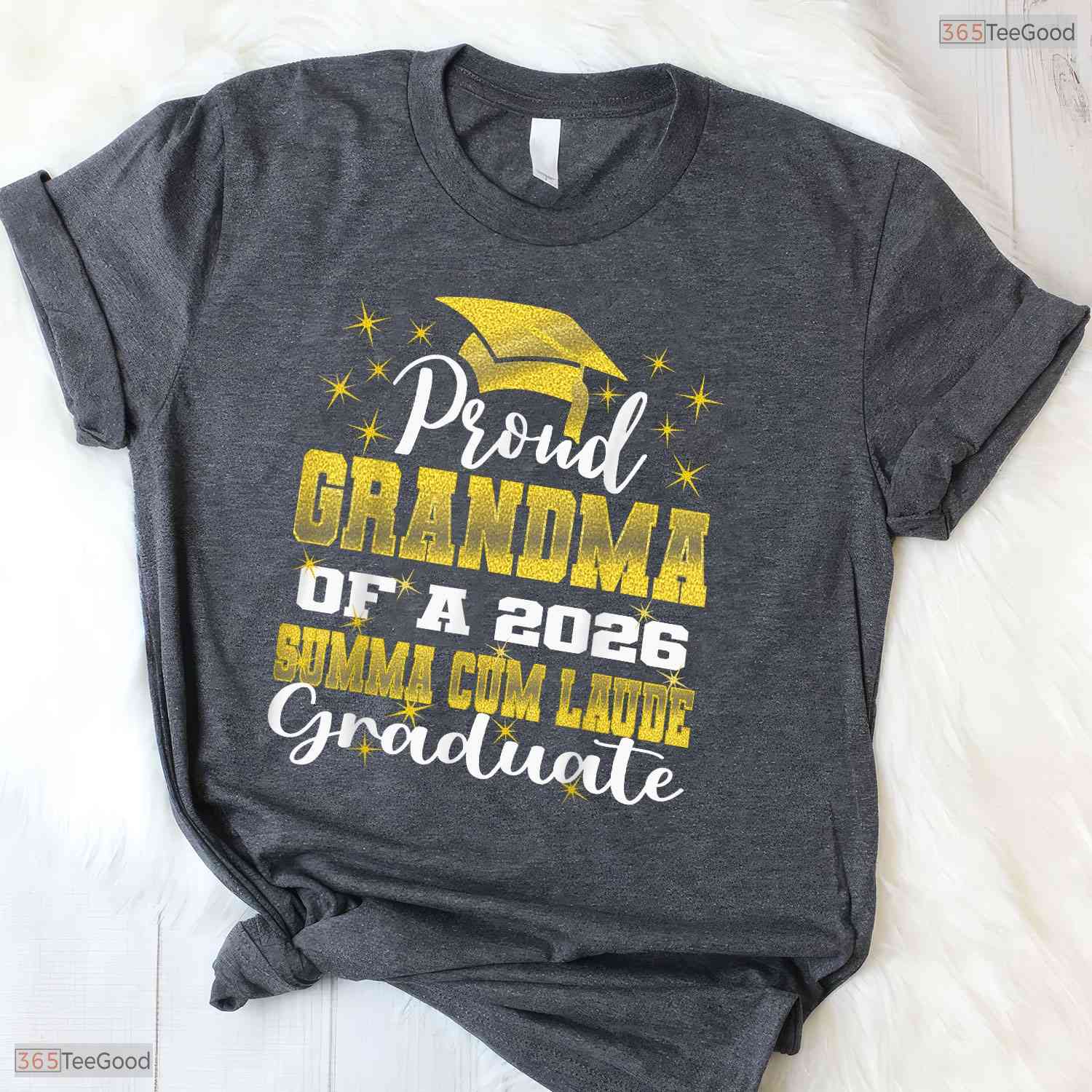 Proud Grandma Of A 2026 Summa Cum Laude Graduate College Honors Degree Shirt