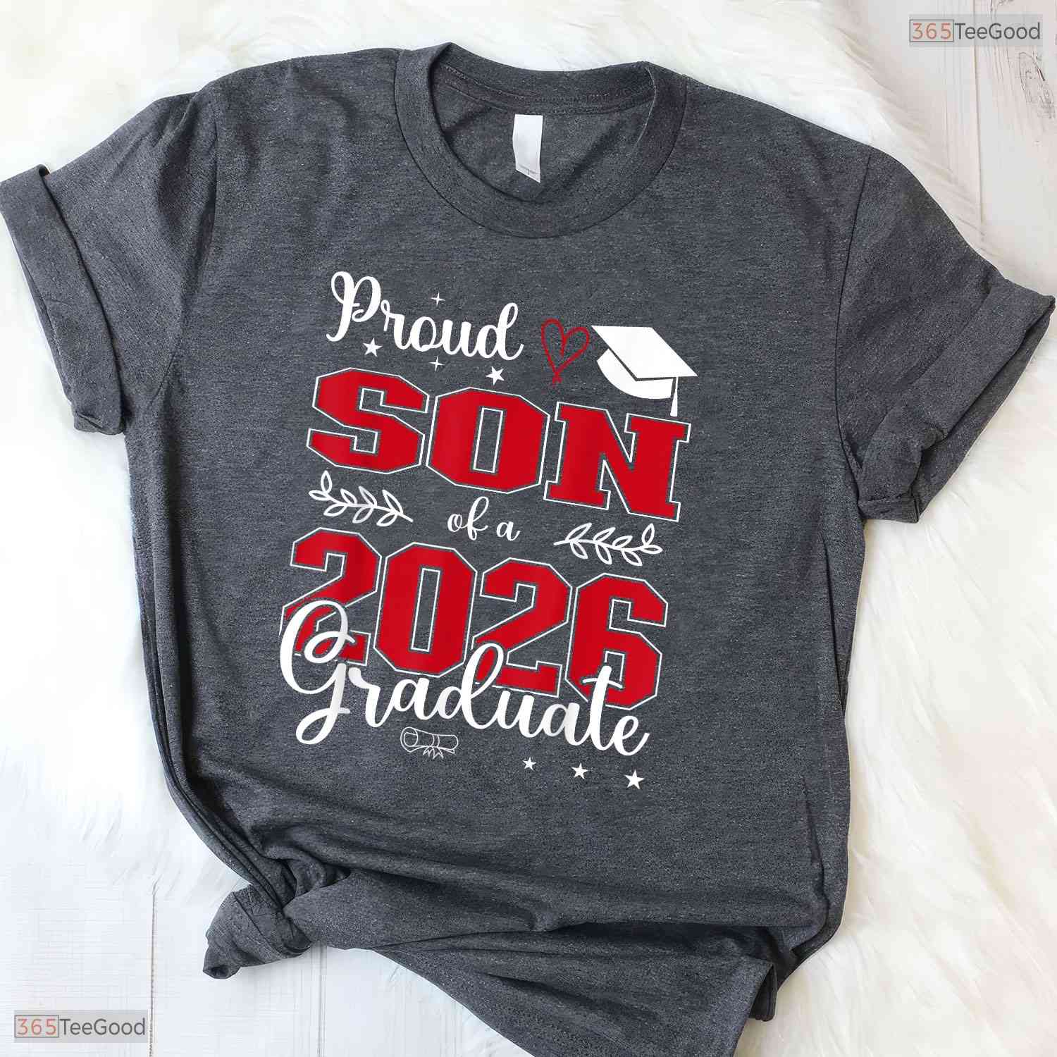 Proud Son Of A Class Of 2026 Graduate High School Senior Family Party Shirt