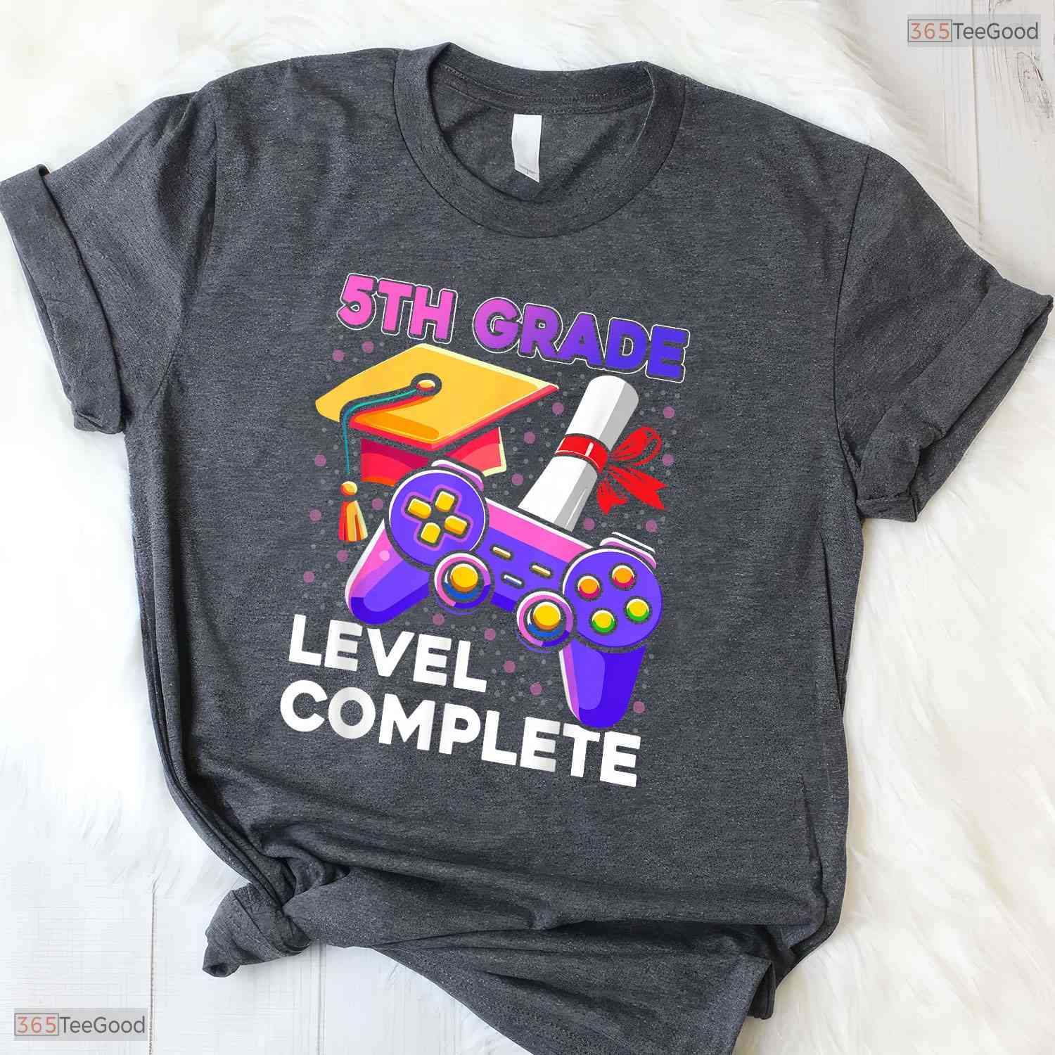 5th Grade Level Complete Graduation Gifts End Of Elementary School T-Shirt
