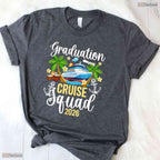 Graduation Cruise Squad 2026 Graduate Family Vacation Trip Celebration T-Shirt