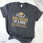 Proud Girlfriend Of A Class Of 2026 Senior Graduate High School Party T-Shirt