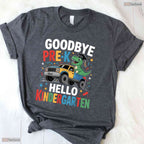 Goodbye Pre-K Hello Kindergarten Preschool Graduation 2026 Last Day Of Shirt
