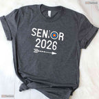 Archery Team Senior 2026 High School Sports Graduating Class Celebration Shirt