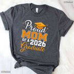 Beautiful Proud Mom Of A 2026 Graduate Class of 2026 Graduation Day T-Shirt