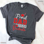 Proud Dad Of A 2026 Graduate Senior Class Ceremony Matching Family Party T-Shirt