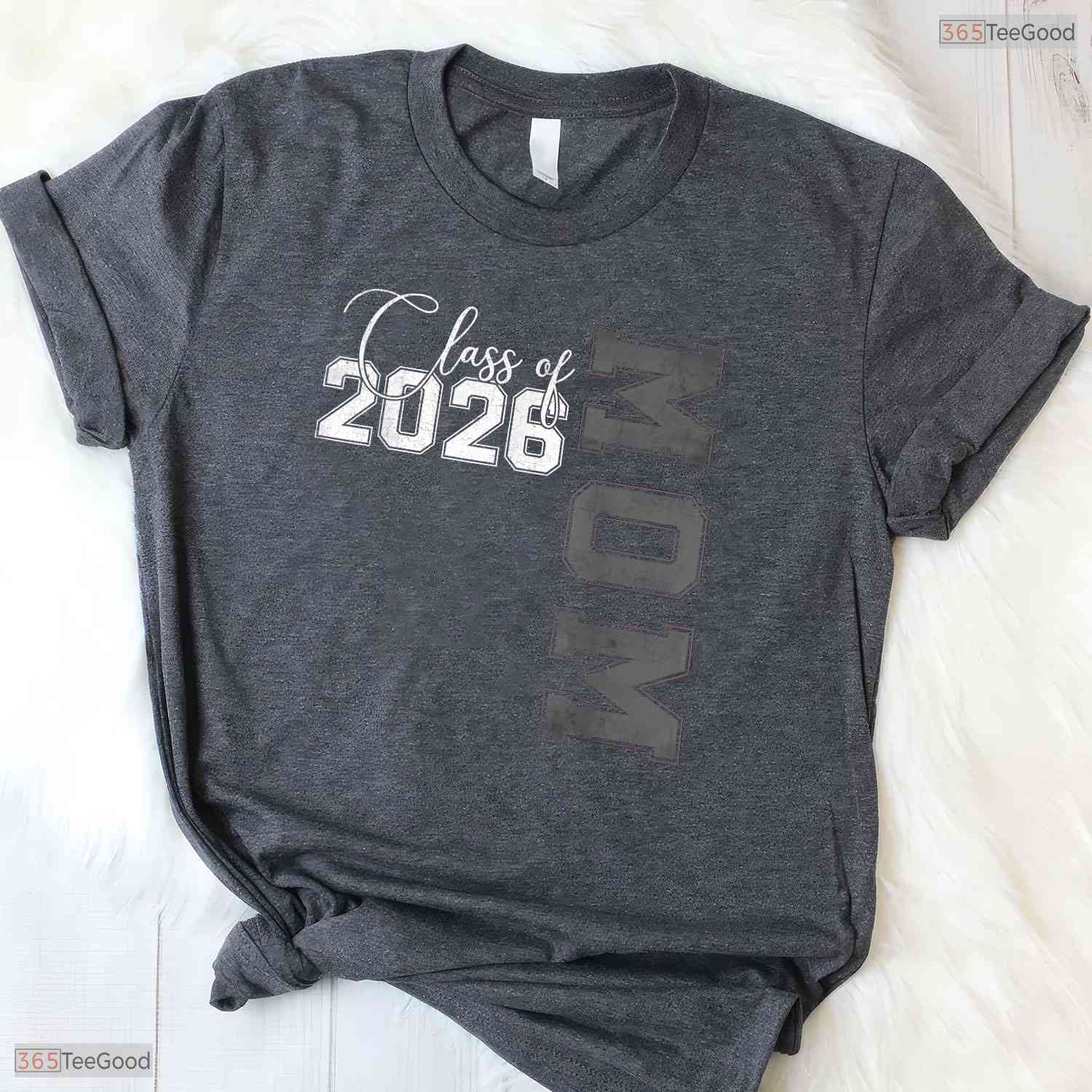 Proud Mother Of A Class Of 2026 Graduate Senior Mom Family Graduation Shirt
