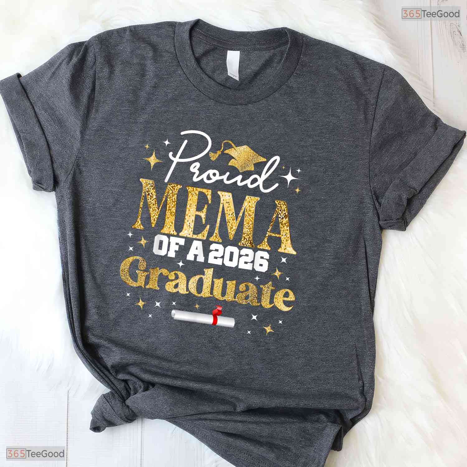 Proud Mema Of A Class Of 2026 Graduate Senior High School Graduation T-Shirt