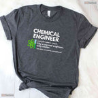 Funny Chemical Engineer Definition College Engineering Degree Graduation T-Shirt