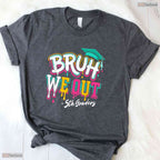 Bruh We Out 5th Grade Graduation Drip Lettering Cool Elementary Kids T-Shirt