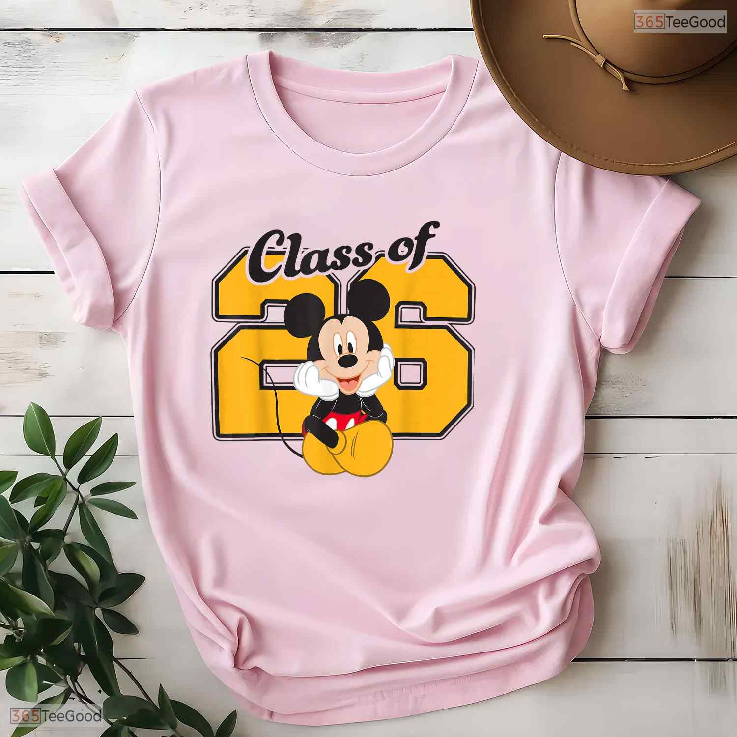Magical Theme Cartoon Mouse Graduation Class of 26 Senior Celebration Shirt