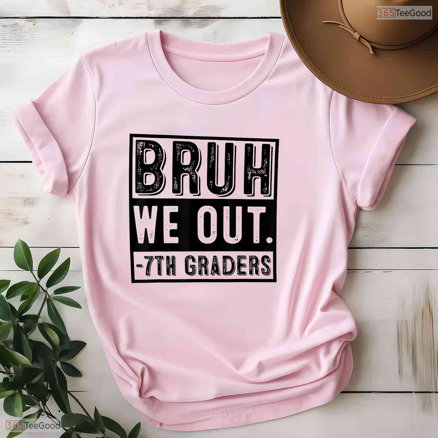 Happy Last Day Of School 7th Grade Bruh We Out Funny Middle School Youth Shirt