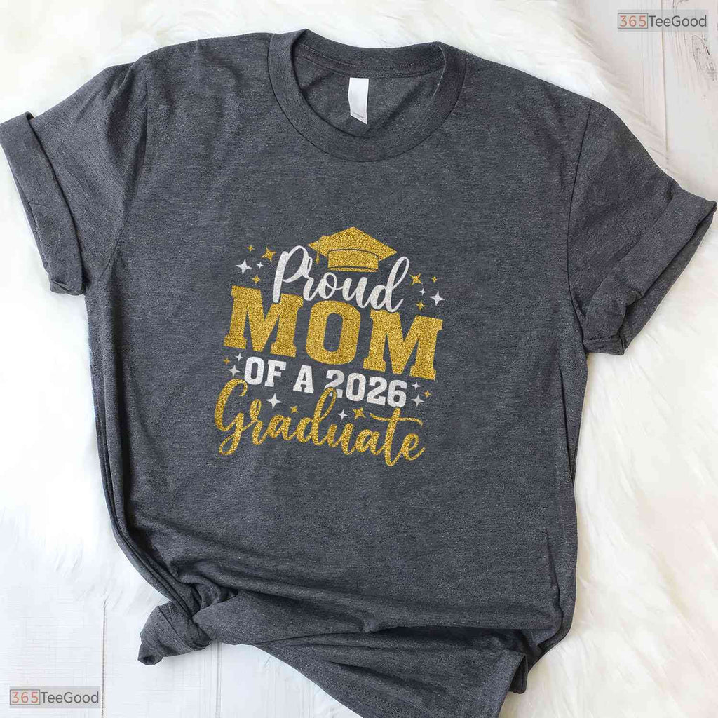 Done 2026 Senior Proud Mom Of A High School Graduate Celebration Party Shirt