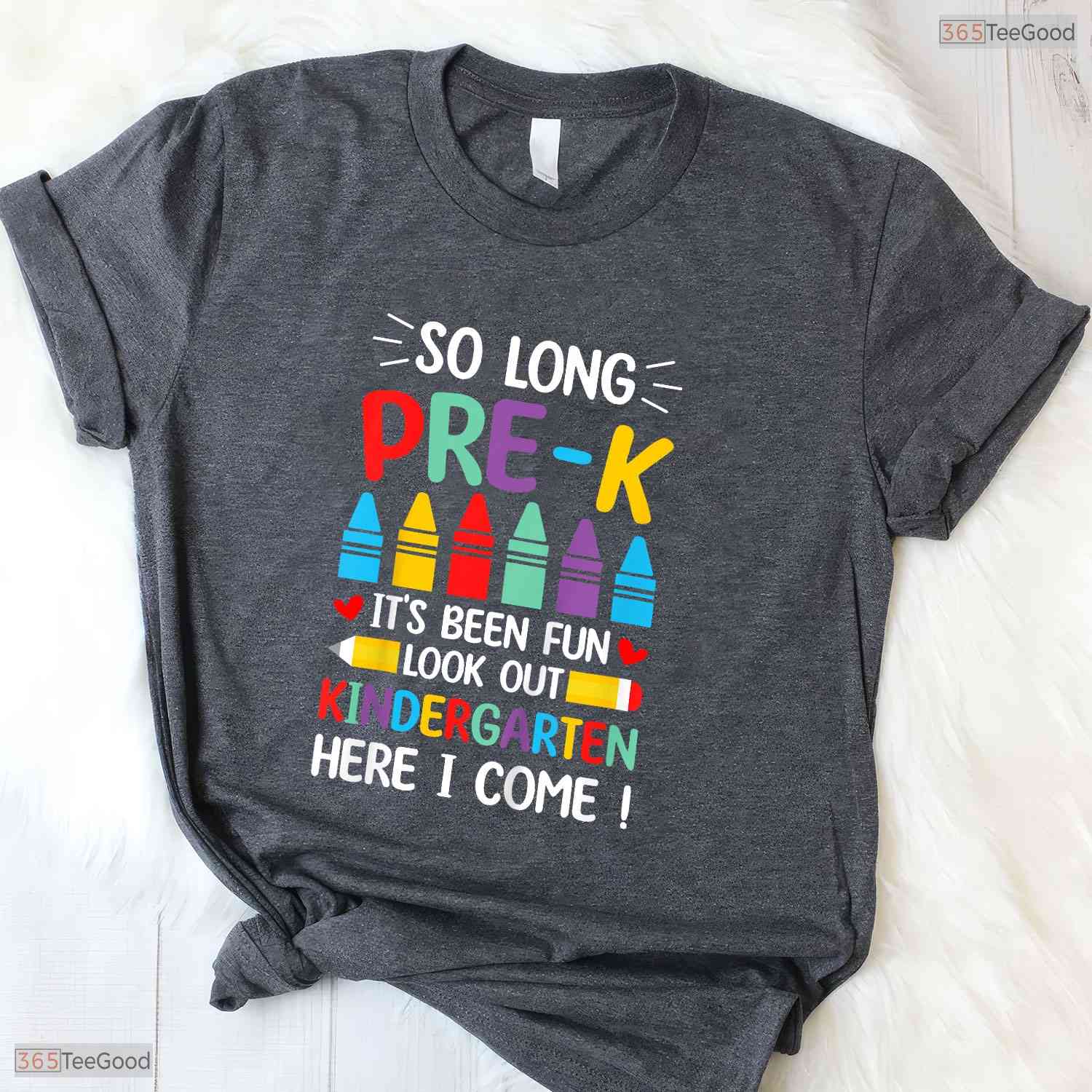 So Long Pre-K Kindergarten Here I Come 2026 Moving Up Graduation T-Shirt