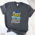 Proud Little Brother Of A 2026 Graduate High School Senior Family Party T-Shirt