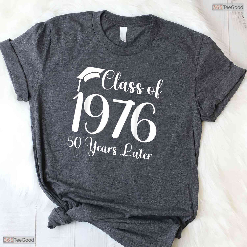 Class Reunion 1976 50 Years Later Alumni Classmates Vintage High School T-Shirt