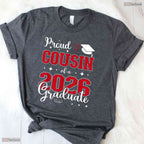 Matching Proud Cousin Of A Class Of 2026 Graduate Senior Celebration Party T-Shirt