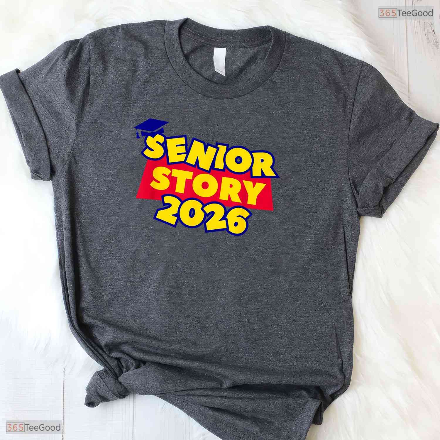 Groovy Senior 2026 Class Of 2026 Graduate High School Vintage Celebration Shirt