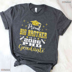 Proud Big Brother Class Of 2026 PhD Graduate Doctorate University Party T-Shirt