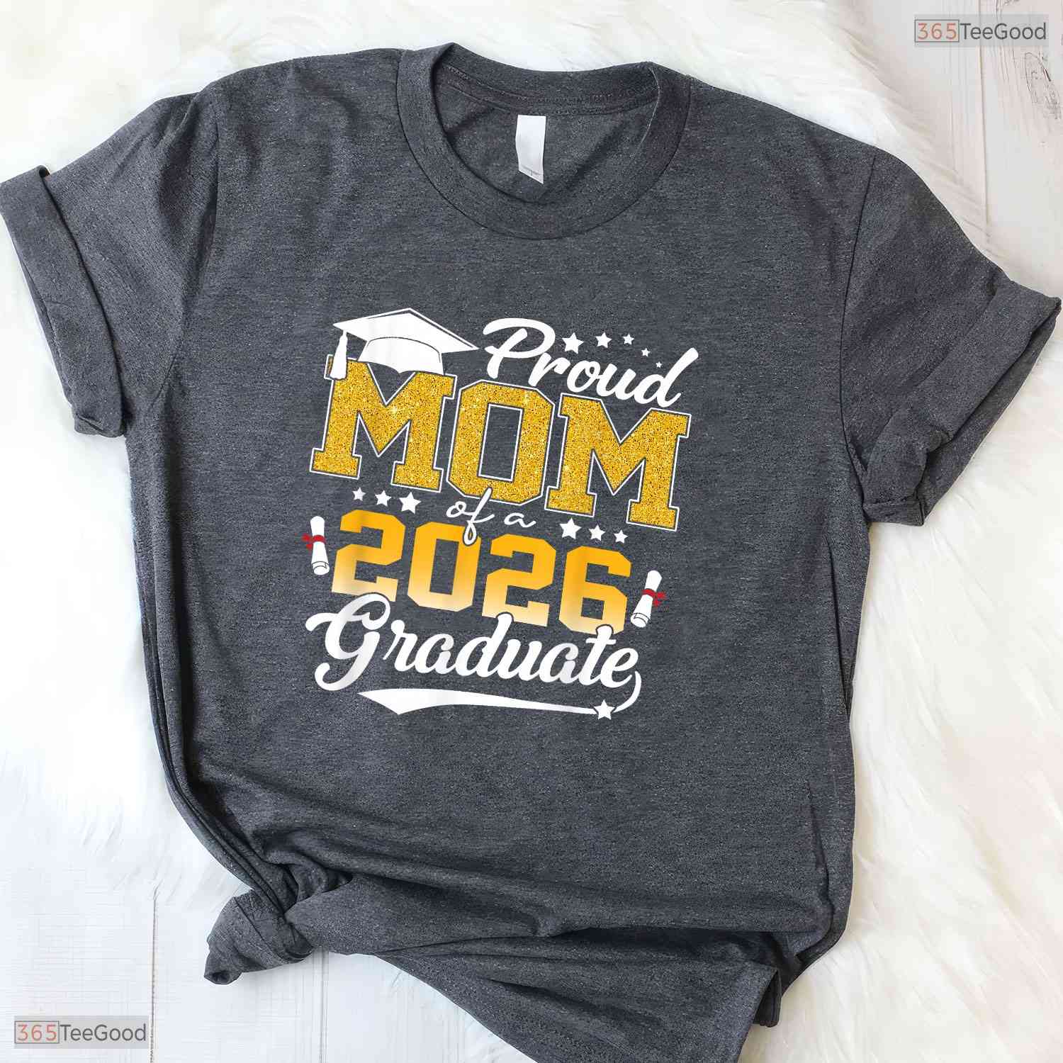 Senior Mom 2026 Proud Mother Of A Class Of 2026 Graduate Celebration T-Shirt
