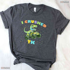 I Crushed TK Transitional Kindergarten Graduate Moving Up Ceremony Youth Kids T-Shirt