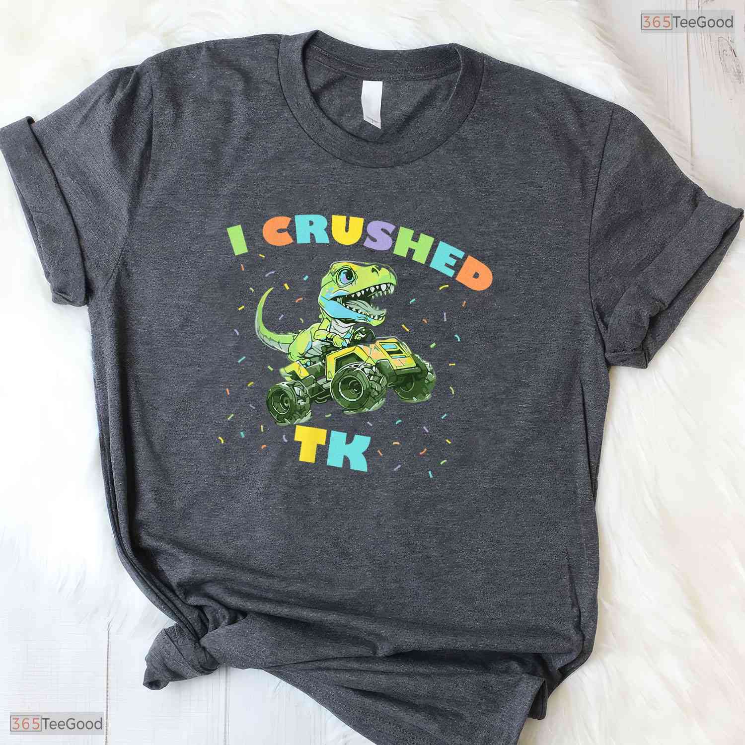 I Crushed TK Transitional Kindergarten Graduate Moving Up Ceremony Youth Kids T-Shirt