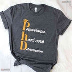 Official PhD Graduate Doctorate Degree University Commencement Commemoration T-Shirt