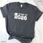 Classic Class Of 2026 Senior High School And College Graduate Party T-Shirt
