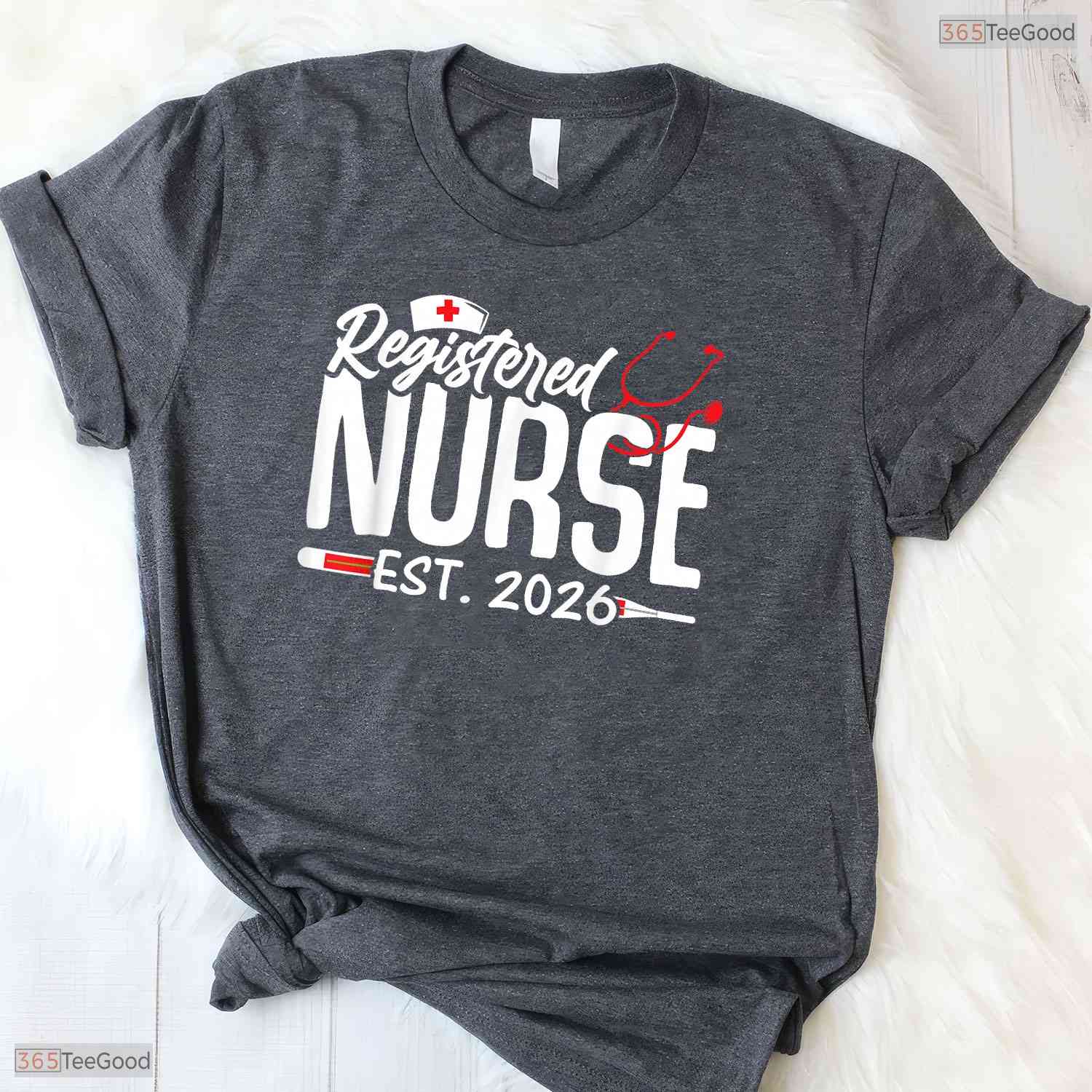 Graduate Registered Nurse Est 2026 Nursing School Medical Degree RN T-Shirt