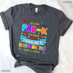 Colorful Preschool Graduation 2025 Pre-K Graduate Kids Boys And Girls Party T-Shirt