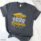 Proud Auntie Of A Class Of 2026 Graduate High School Senior Family Party Shirt
