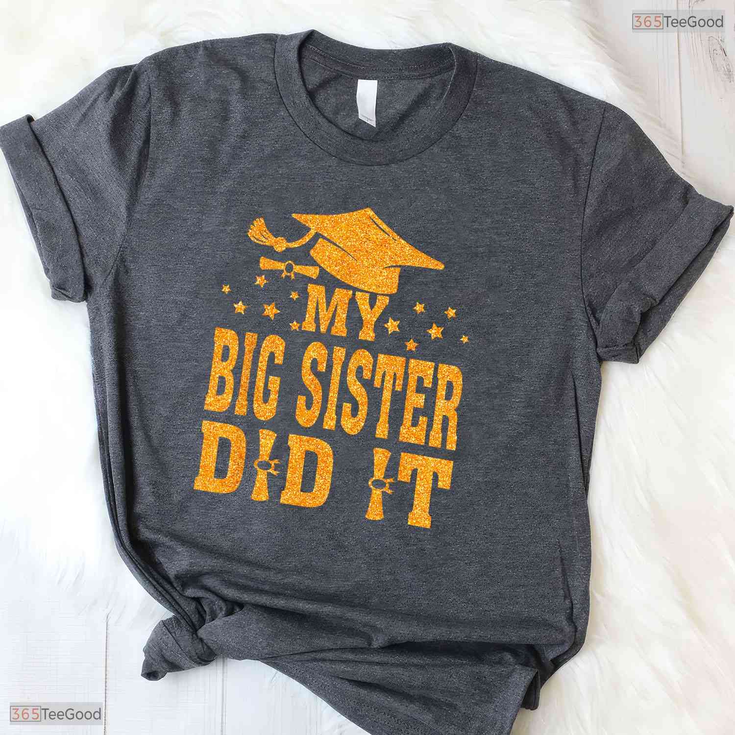My Big Sister Did It Graduation Graduated Sibling Matching Family Party T-Shirt
