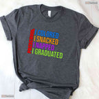 Cute Preschool Graduation 2026 Moving Up Ceremony Apparel For Boys Girls T-Shirt