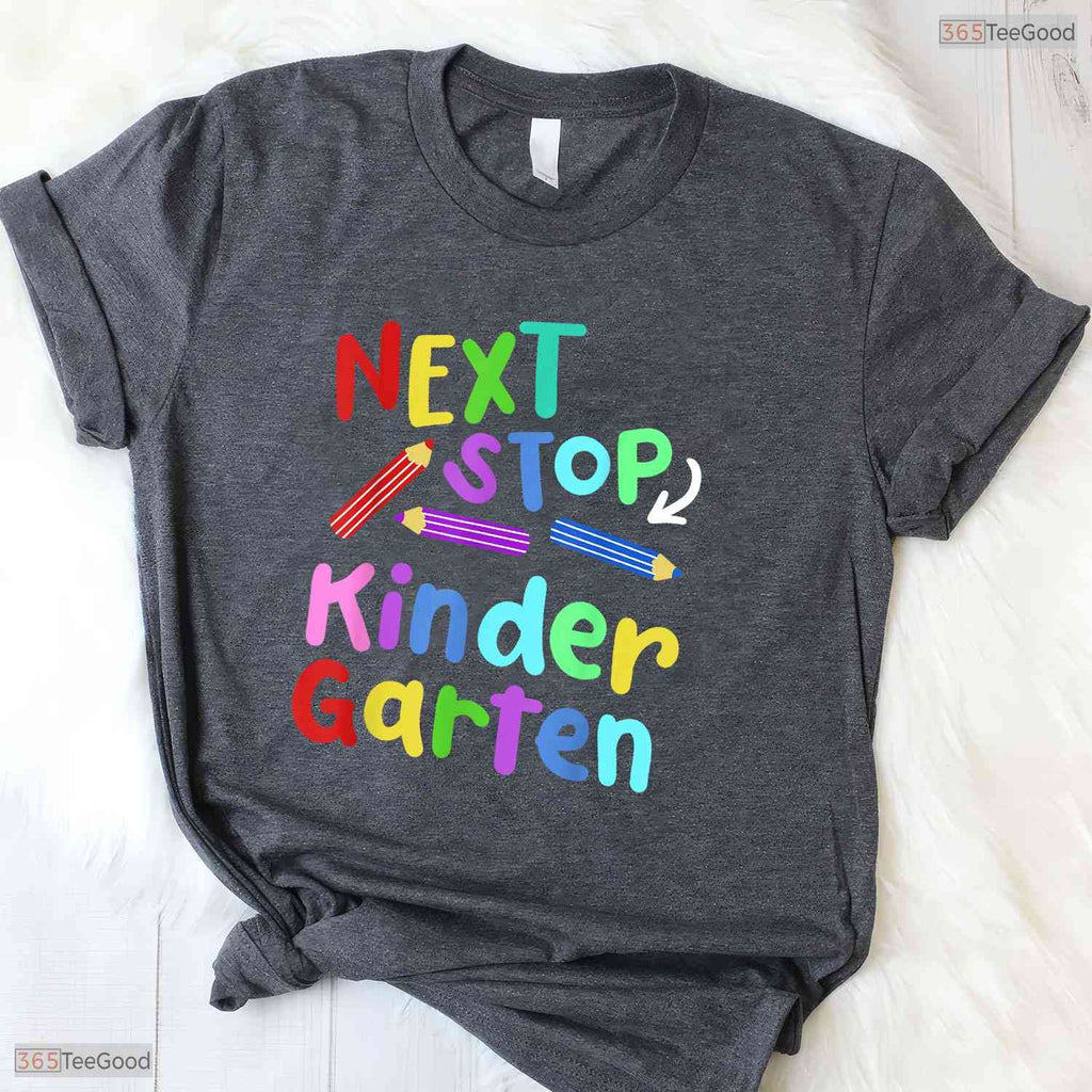 Next Stop Kindergarten 2026 Preschool Graduation Moving Up Ceremony Youth T-Shirt