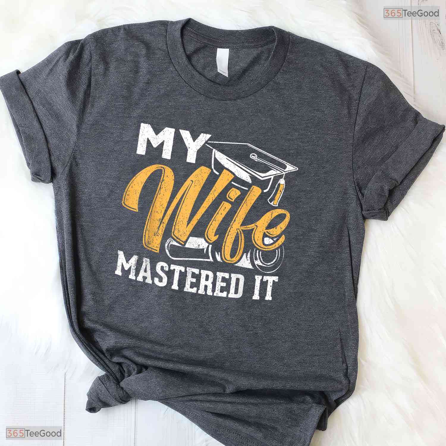 My Wife Mastered It Class Of 2026 Masters Degree Holder Graduation Party Shirt
