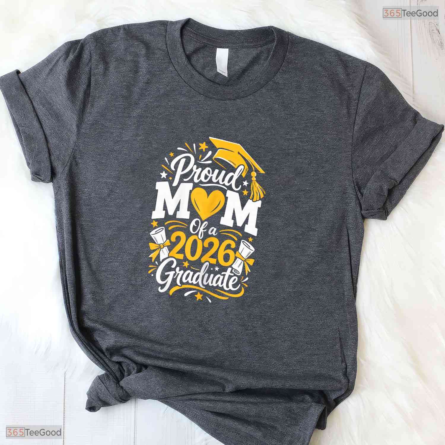 Proud Mother Of A 2026 Graduate University College Ceremony Celebration Shirt